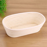 Handmade Unbleached Natural Cane Banneton Proofing Basket Dough Bread Baking Kit 25x14.5x8cm In Australia - Darrahopens