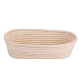 Handmade Unbleached Natural Cane Banneton Proofing Basket Dough Bread Baking Kit 27.5x14x8cm In Australia - Darrahopens