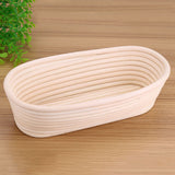 Handmade Unbleached Natural Cane Banneton Proofing Basket Dough Bread Baking Kit 27.5x14x8cm In Australia - Darrahopens