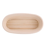 Handmade Unbleached Natural Cane Banneton Proofing Basket Dough Bread Baking Kit 27.5x14x8cm In Australia - Darrahopens