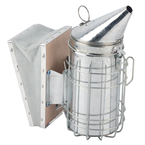 Bee Hive Smoker with Heat Shield Protection Board Iron Beekeeping Equipment In Australia - Darrahopens