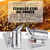 Bee Hive Smoker with Heat Shield Protection Board Iron Beekeeping Equipment In Australia - Darrahopens