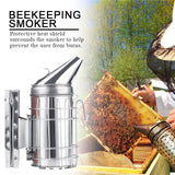Bee Hive Smoker with Heat Shield Protection Board Iron Beekeeping Equipment In Australia - Darrahopens
