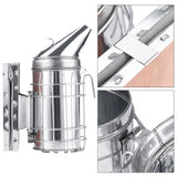 Bee Hive Smoker with Heat Shield Protection Board Iron Beekeeping Equipment In Australia - Darrahopens