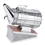 Bee Hive Smoker with Heat Shield Protection Board Iron Beekeeping Equipment In Australia - Darrahopens