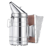 Bee Hive Smoker with Heat Shield Protection Board Iron Beekeeping Equipment