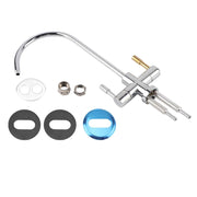 1/4'' Double Holes Sink Faucet Tap Chrome Reverse Osmosis RO Drinking Water Filter In Australia - Darrahopens