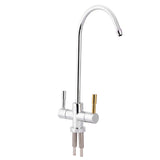 1/4'' Double Holes Sink Faucet Tap Chrome Reverse Osmosis RO Drinking Water Filter In Australia - Darrahopens
