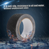 5M*5cm PVC NOn Slip Anti Skid Adhesive Tape for Stair Step Floor Safety Decoration (Black) In Australia - Darrahopens