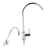 1/4'' Zinc Alloy Kitchen Faucet Tap Chrome Reverse Osmosis RO Drinking Water Filter