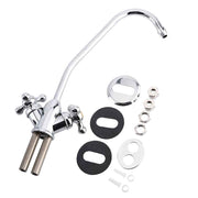 1/4'' Zinc Alloy Kitchen Double Head Faucet Tap Chrome Reverse Osmosis RO Drinking Water Filter In Australia - Darrahopens