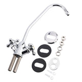 1/4'' Zinc Alloy Kitchen Double Head Faucet Tap Chrome Reverse Osmosis RO Drinking Water Filter In Australia - Darrahopens
