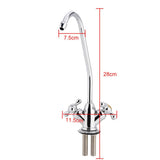 1/4'' Zinc Alloy Kitchen Double Head Faucet Tap Chrome Reverse Osmosis RO Drinking Water Filter In Australia - Darrahopens