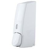 600ml Wall Mounted Manual Foam Soap Liquid Dispenser Lotion Box for Bathroom Kitchen (White)