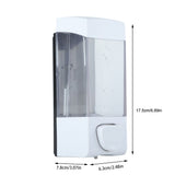 350ml Bathroom Manual Plastic Soap Liquid Lotion Shampoo Dispenser Box Holder Wall Mounted In Australia - Darrahopens