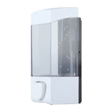 350ml Bathroom Manual Plastic Soap Liquid Lotion Shampoo Dispenser Box Holder Wall Mounted