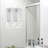 350ml Bathroom Hotel Wall Mounted Plastic Soap Liquid Shampoo Lotion Manual Dispenser In Australia - Darrahopens