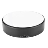 Mirror Surface 360° Rotary Display Stand Adjustable Rotating Speed Turntable Jewelry Holder
