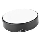 Mirror Surface 360° Rotary Display Stand Adjustable Rotating Speed Turntable Jewelry Holder
