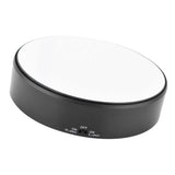Mirror Surface 360° Rotary Display Stand Adjustable Rotating Speed Turntable Jewelry Holder