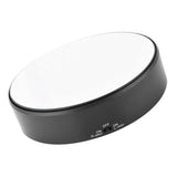 Mirror Surface 360° Rotary Display Stand Adjustable Rotating Speed Turntable Jewelry Holder