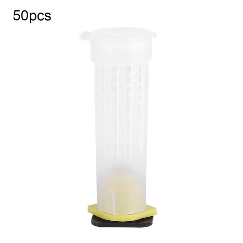 50 PCS Beekeeping Rearing Cup Kit Bee Queen Cages Roller Beekeeper Tool Equipment In Australia - Darrahopens
