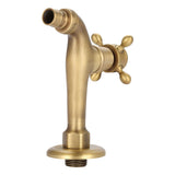 Vintage Solid Brass Single Handle Faucet for Washing Machine Wall Mounted Water Tap (Long) In Australia - Darrahopens