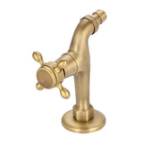 Vintage Solid Brass Single Handle Faucet for Washing Machine Wall Mounted Water Tap (Long) In Australia - Darrahopens