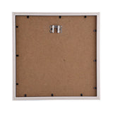 25cm*25cm Message Plastic Letter Board Sign Changeable Letters Numbers Room Decor (White Frame)