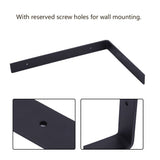 1 Pair Iron Heavy Duty Shelf Wall Brackets for Wooden Storage Organizer Shelves DIY Home Decor In Australia - Darrahopens
