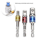 3Pcs Socket Adapters Drill Nut Driver Extension Bars Set 1/4in 3/8in 1/2in Screwdriver Tools In Australia - Darrahopens