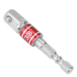3Pcs Socket Adapters Drill Nut Driver Extension Bars Set 1/4in 3/8in 1/2in Screwdriver Tools