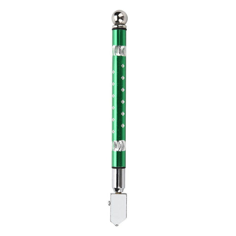 Portable Handheld Wheel Type Glass Cutter with NOn slip Handle for 3~15mm Glass Cutting(Green) In Australia - Darrahopens