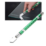 Portable Handheld Wheel Type Glass Cutter with NOn slip Handle for 3~15mm Glass Cutting(Green) In Australia - Darrahopens