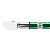 Portable Handheld Wheel Type Glass Cutter with NOn slip Handle for 3~15mm Glass Cutting(Green)