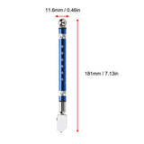 Portable Handheld Wheel Type Glass Cutter with NOn slip Handle for 3~15mm Glass Cutting(Blue) In Australia - Darrahopens