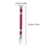 Portable Handheld Wheel Type Glass Cutter with NOn slip Handle for 3~15mm Glass Cutting(Purple) In Australia - Darrahopens