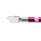 Portable Handheld Wheel Type Glass Cutter with NOn slip Handle for 3~15mm Glass Cutting(Purple)
