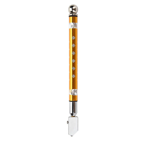 Portable Handheld Wheel Type Glass Cutter with NOn slip Handle for 3~15mm Glass Cutting(Golden) In Australia - Darrahopens