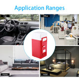 LED Mini USB Refrigerator USB Refrigerator Drinks Beverage Cans Refrigerator and Heater Red