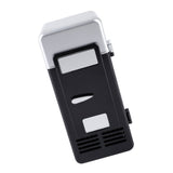 LED Mini USB Refrigerator USB Refrigerator Drinks Beverage Cans Refrigerator and Heater Black