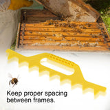 Bee Hive Frame Spcing Tool Spacer Beekeeping Accessories Yellow 8 Frame
