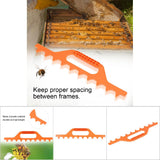 Bee Hive Frame Spcing Tool Spacer Beekeeping Accessories Orange 9 Frame