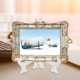 10pcs Folding White Plastic Plate Holders Dish Picture Frame Decorative Display Stand Rack In Australia - Darrahopens