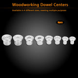 8pcs Woodworking Dowel Centers Tenon Alignment Tool Points Marker 6/8/10/12mm (Hollow) In Australia - Darrahopens