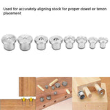 8pcs Woodworking Dowel Centers Tenon Alignment Tool Points Marker 6/8/10/12mm (Hollow) In Australia - Darrahopens