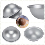 10cm Semicircle Mold Aluminum Hemisphere Chiffon Cake Pan Bikini Cake Dessert Pudding Baking Mo In Australia - Darrahopens