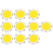 10pcs Round COB 3W High Power LED Chip Bulb Lamp Light Warm White In Australia - Darrahopens