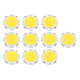 10pcs Round COB 3W High Power LED Chip Bulb Lamp Light Natural White In Australia - Darrahopens