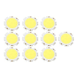 10pcs Round COB 3W High Power LED Chip Bulb Lamp Light White In Australia - Darrahopens